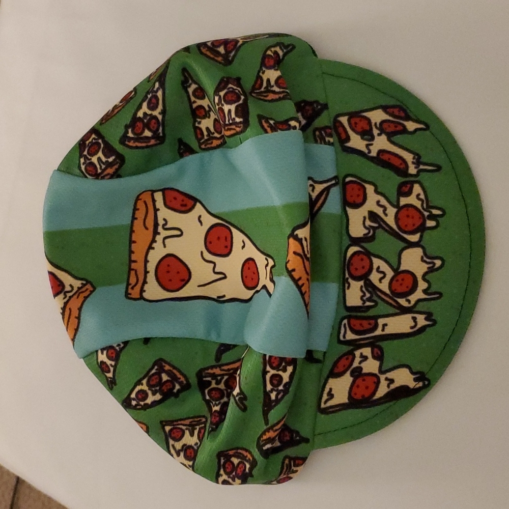 Pizza cycling cap